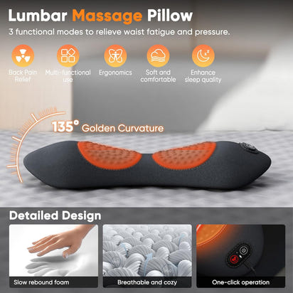 Somavela™ Triple Fusion Pillow for Back Comfort and Support